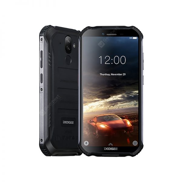 Upgrade 3GB+32GB DOOGEE S40 MTK6739 Quad Core Android 9.0 4G Network Rugged Mobile Phone IP68 5.5inch Display 4650mAh 8.0MP NFC