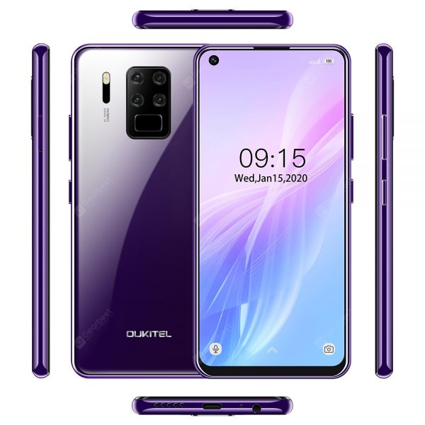 Oukitel C18 Pro 4G Smartphone Helio P25 MT6757 6.55 Inch Android 9.0 Rear Camera 16M + 2M + 8M + 5M Battery 4000mAh Global Version