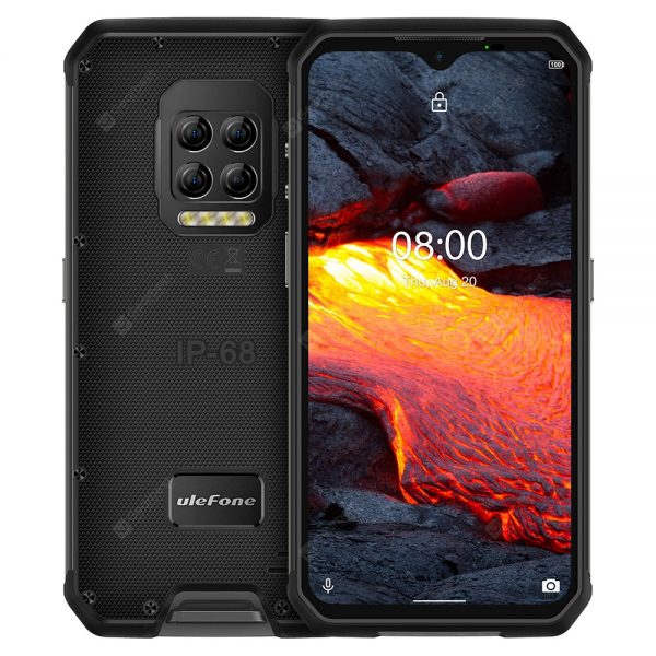 Ulefone Armor 9E 4G Rugged Smartphone IP68 IP69K Waterproof 6.3 Inch 8GB 128GB 64MP Quad Camera NFC 6600mAh Helio P90 Octa Core