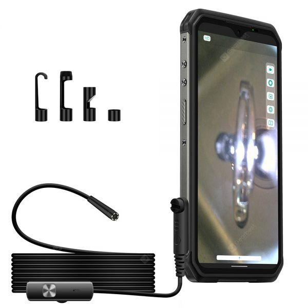 Ulefone Armor 9 / 9E 3 in 1 Borescope 2M 5.5MM 6 LED Lights Inspection Camera Endoscope