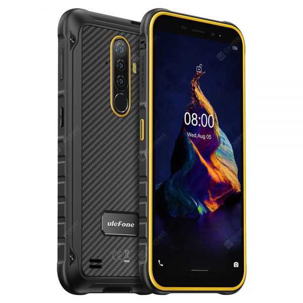 Ulefone Armor X8 Rugged Waterproof Smartphone Android 10 5.7 inch Cell Phone 4GB 64GB IP68 Octa-core NFC 4G LTE Mobile Phone Global Version