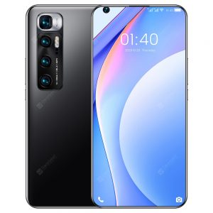 M10 Ultra Smartphone MT6889 Octa Core 7.2 inch 2GB RAM 32GB ROM Android 9.1 8MP + 12MP Cameras 4800mah Battery Face ID Fingerprint Recognition with WiFi + BT + FM + GPS