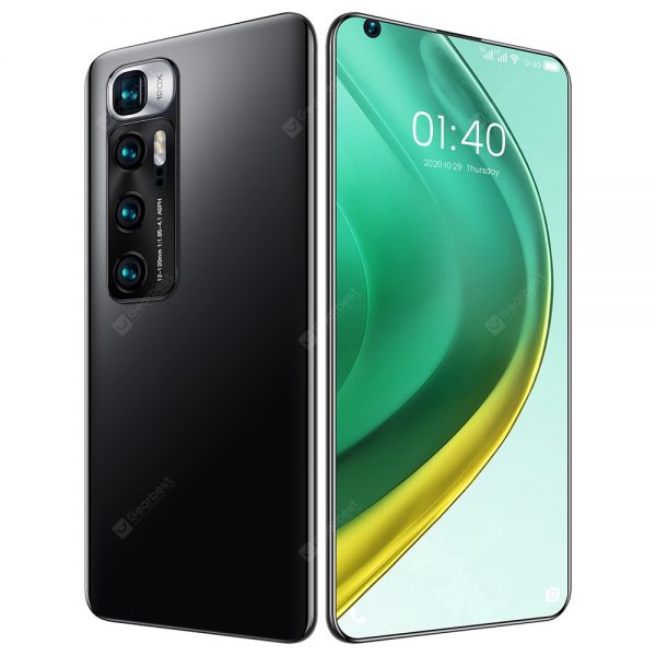 M10 Ultra Smartphone MT6889 Octa Core 7.2 inch 2GB RAM 32GB ROM Android 9.1 8MP + 12MP Cameras 4800mah Battery Face ID Fingerprint Recognition with WiFi + BT + FM + GPS