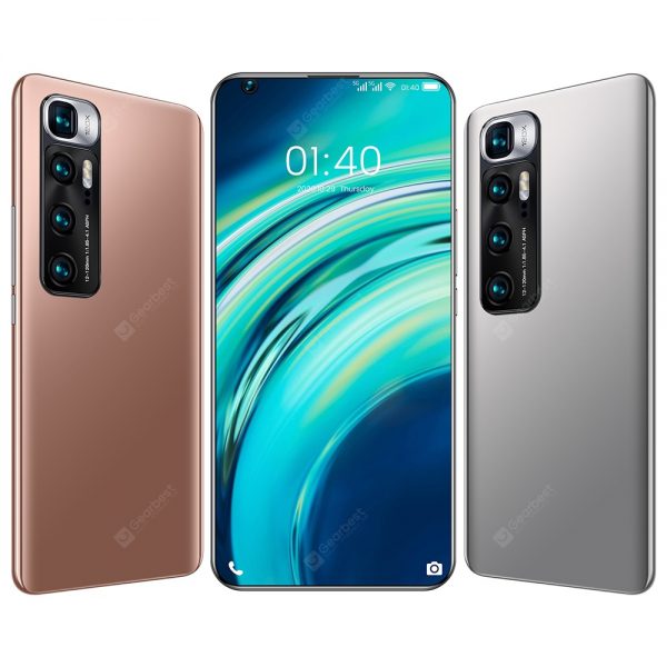 M10 Ultra Smartphone MT6889 Octa Core 7.2 inch 2GB RAM 32GB ROM Android 9.1 8MP + 12MP Cameras 4800mah Battery Face ID Fingerprint Recognition with WiFi + BT + FM + GPS