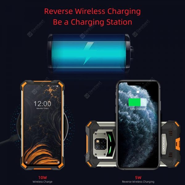 IP68 IP69K DOOGEE S88 Pro Rugged Mobile Phone 10000mAh Telephones Helio P70 Octa Core 6GB RAM 128GB ROM Smartphone Android 10 OS