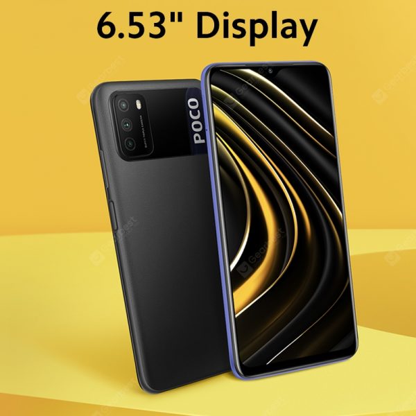 Global Version POCO M3 Smartphone Snapdragon 662 4GB 64GB 6.53 inch display 6000mAh battery 48MP Camera