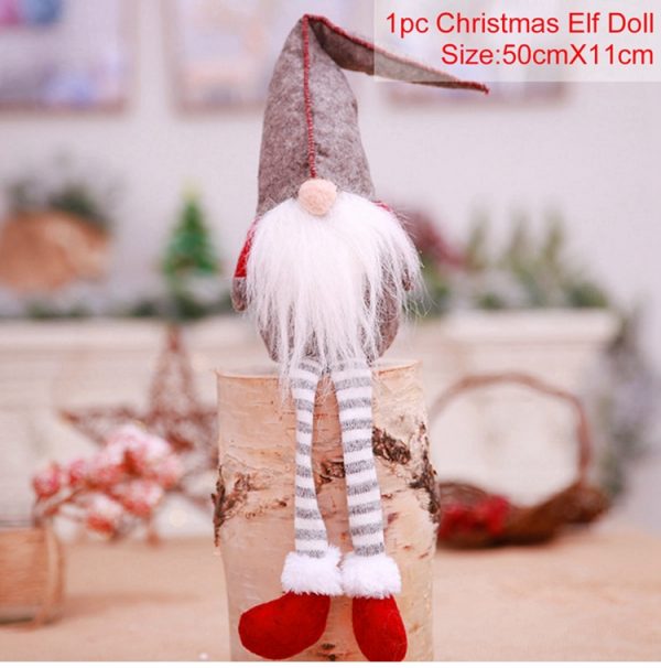 FENGRISE Christmas Faceless Doll Merry Christmas Decorations For Home Cristmas Ornament Xmas Navidad Natal New Year 2021