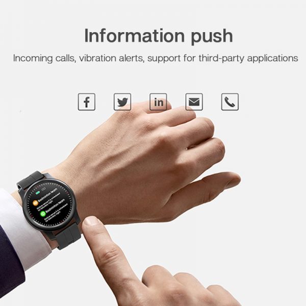 New Global Version ELEPHONE R8 Smart Watch 1.3'' Screen Heart Rate Monitoring Sports Mode Sleep IP67 Waterproof SmartWatch