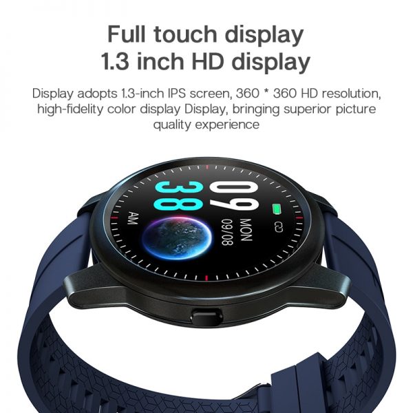 New Global Version ELEPHONE R8 Smart Watch 1.3'' Screen Heart Rate Monitoring Sports Mode Sleep IP67 Waterproof SmartWatch