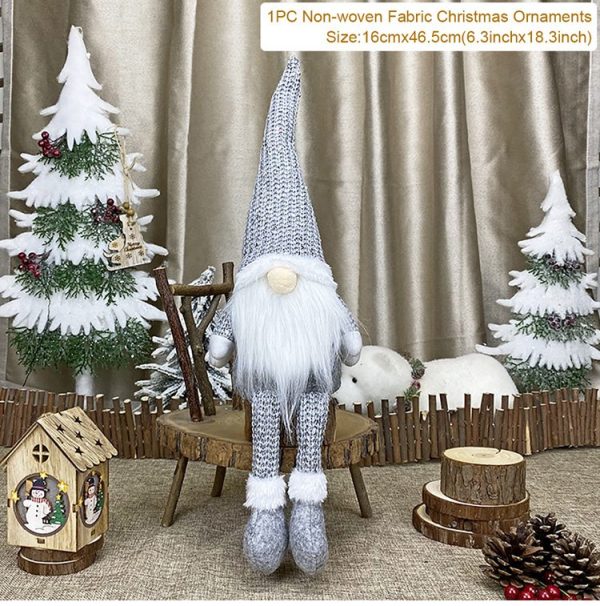 FENGRISE Christmas Faceless Doll Merry Christmas Decorations For Home Cristmas Ornament Xmas Navidad Natal New Year 2021