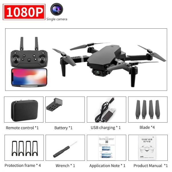 New 2020 S70 drone 4K HD dual camera foldable height keeping drone WiFi FPV 1080p real-time transmission RC Quadcopter toy