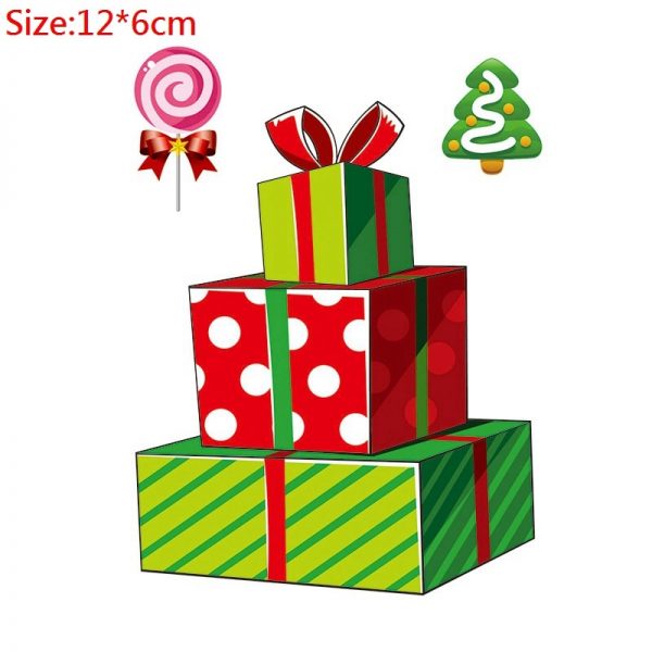 Christmas Window Stickers Christmas Decorations for Home Navidad 2020 Christmas Ornaments Xmas Party Decor Happy New Year 2021