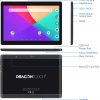 Dragon Touch 10 inch Android 8.1 Cheap Tablet K10 with 2GB RAM 16 GB Quad Core HD Display Tablet PC WiFi Touch Tablet for Kids