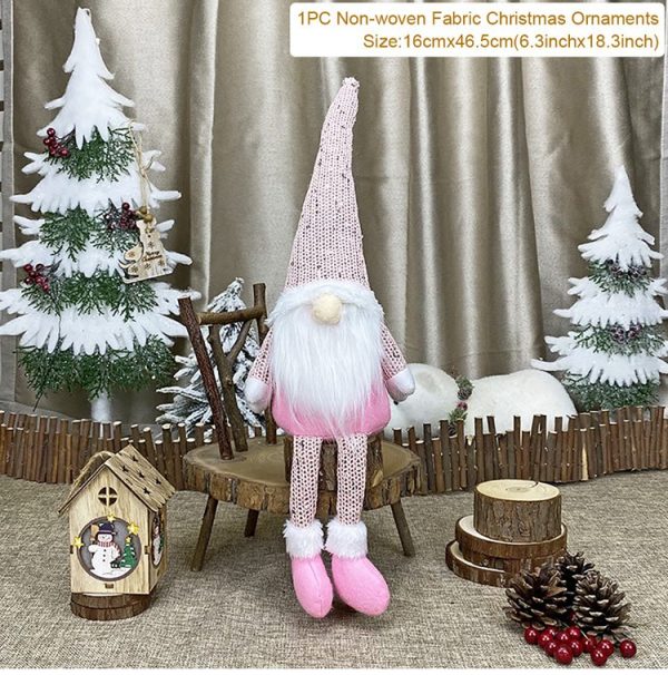 FENGRISE Christmas Faceless Doll Merry Christmas Decorations For Home Cristmas Ornament Xmas Navidad Natal New Year 2021