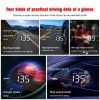 WiiYii M8 HUD Head Up Display Car OBD2 OBD Overspeed Warning System Speedometer Projector Windshield Auto Electronic Alarm