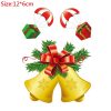 Christmas Window Stickers Christmas Decorations for Home Navidad 2020 Christmas Ornaments Xmas Party Decor Happy New Year 2021