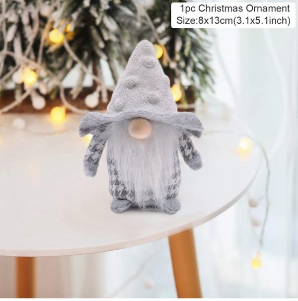 FENGRISE Christmas Faceless Doll Merry Christmas Decorations For Home Cristmas Ornament Xmas Navidad Natal New Year 2021