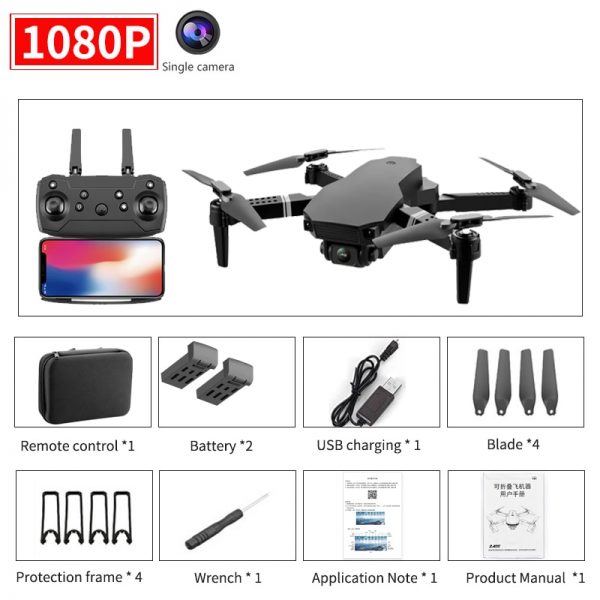 New 2020 S70 drone 4K HD dual camera foldable height keeping drone WiFi FPV 1080p real-time transmission RC Quadcopter toy