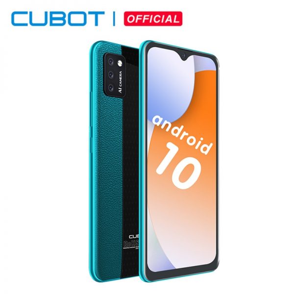 Cubot Note 7 Smartphone Triple Camera 13MP 4G LTE 5.5 Inch Screen 3100mAh Android 10 Dual SIM Card mobile phone Face Unlock