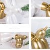 Balloon Dog Desktop Ornament Living Room Sculpture Decor Nordic Style Figurine Resin Cretative Animal Craft Statue Home Art Gift