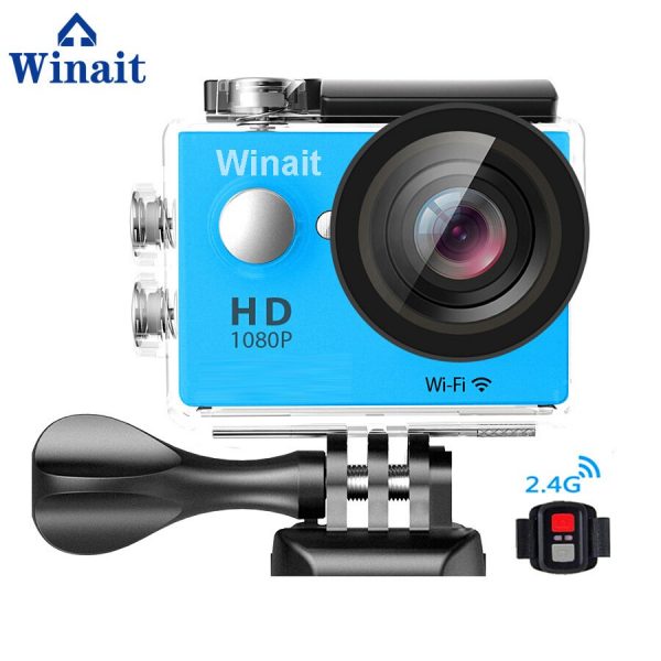 Winait 2.0" Mini Sport Camera Ultra HD 4K 30M Waterproof Wireless Video Camera Sports DV WIFI Remote Control