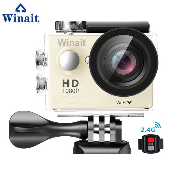 Winait 2.0" Mini Sport Camera Ultra HD 4K 30M Waterproof Wireless Video Camera Sports DV WIFI Remote Control