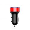 2.1A Dual USB Car Charger 2 Port LCD Display 12-24V Cigarette Socket Lighter