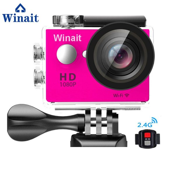 Winait 2.0" Mini Sport Camera Ultra HD 4K 30M Waterproof Wireless Video Camera Sports DV WIFI Remote Control