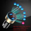 2.1A Dual USB Car Charger 2 Port LCD Display 12-24V Cigarette Socket Lighter