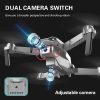 XKJ S602 RC Drone 4K HD Dual Camera Professional Aerial Photography WIFI FPV Foldable Quadcopter Height Hold DronToy