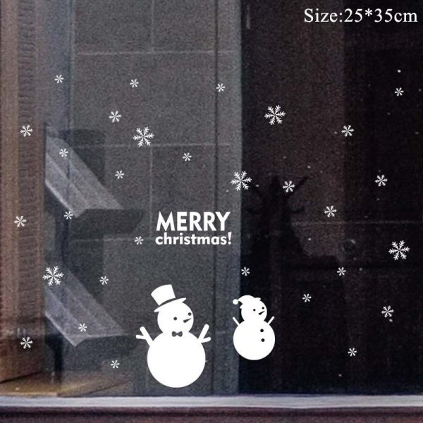 Christmas Window Stickers Christmas Decorations for Home Navidad 2020 Christmas Ornaments Xmas Party Decor Happy New Year 2021