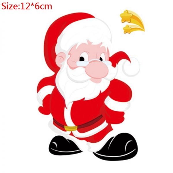 Christmas Window Stickers Christmas Decorations for Home Navidad 2020 Christmas Ornaments Xmas Party Decor Happy New Year 2021