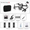 XKJ S602 RC Drone 4K HD Dual Camera Professional Aerial Photography WIFI FPV Foldable Quadcopter Height Hold DronToy