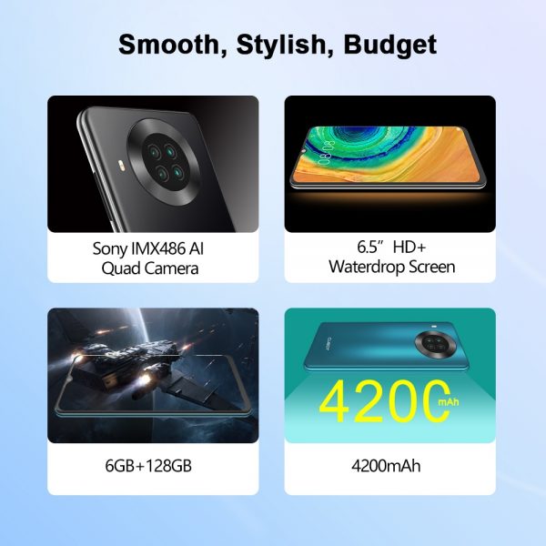 Cubot Note 20 Pro Quad Camera Smartphone NFC 6GB/8GB+128GB 6.5” 4200mAh Android 10 Dual SIM Telephone 4G LTE celular Note20 Pro