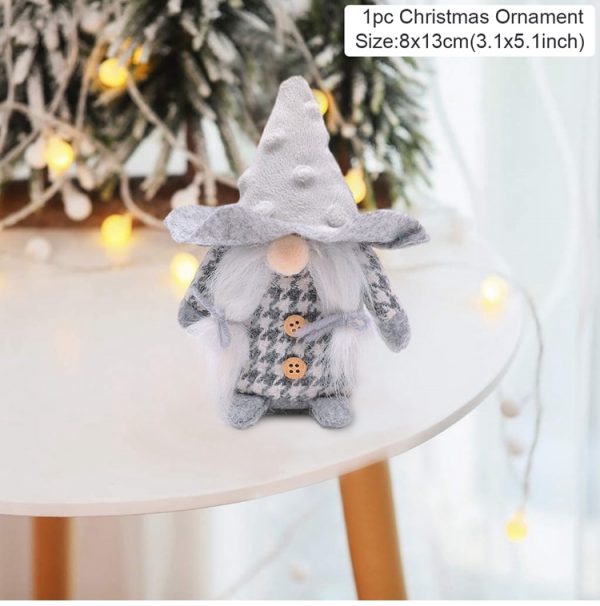 FENGRISE Christmas Faceless Doll Merry Christmas Decorations For Home Cristmas Ornament Xmas Navidad Natal New Year 2021