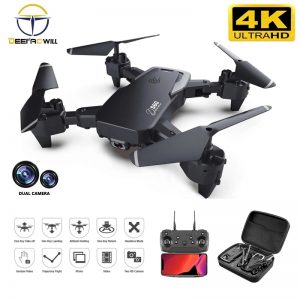 2020 NEW Rc Drone 4k HD Wide Angle Camera 1080P WiFi fpv Drone Dual Camera Quadcopter Real-time transmission Helicopter Toys