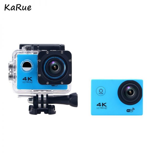 KaRue F60/F60R Ultra HD 4K WiFi 1080P Action camera DV Sport 2.0 LCD 170D lens go waterproof pro Hero Style camera Accessories