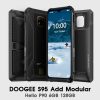 IP68 IP69K DOOGEE S95 Modular Rugged Mobile Phone 6.3inch Display 5150mAh Helio P90 Octa Core