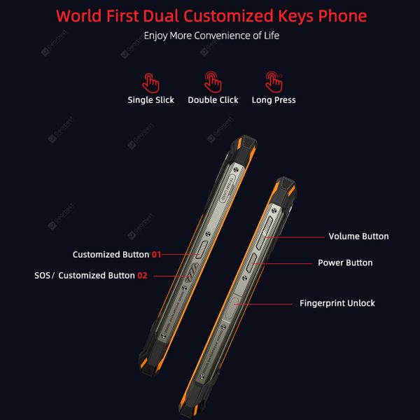 IP68/IP69K DOOGEE S88 Pro Rugged Mobile Phone 10000mAh telephones Helio P70 Octa Core 6GB RAM 128GB ROM smartphone Android 10 OS