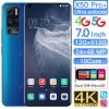 X50 Pro+ 7 Inch Big Screen Smartphones 10-Core MT6889 5G LET Cellphones 12GB+512GB Android10 5500mAh Dual SIM Mobile Phone