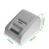 ZJ-5890T Thermal Printer White 58mm