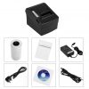 Black 300mm/sec 80mm Thermal Dot Receipt Printer