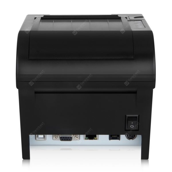 Black 300mm/sec 80mm Thermal Dot Receipt Printer