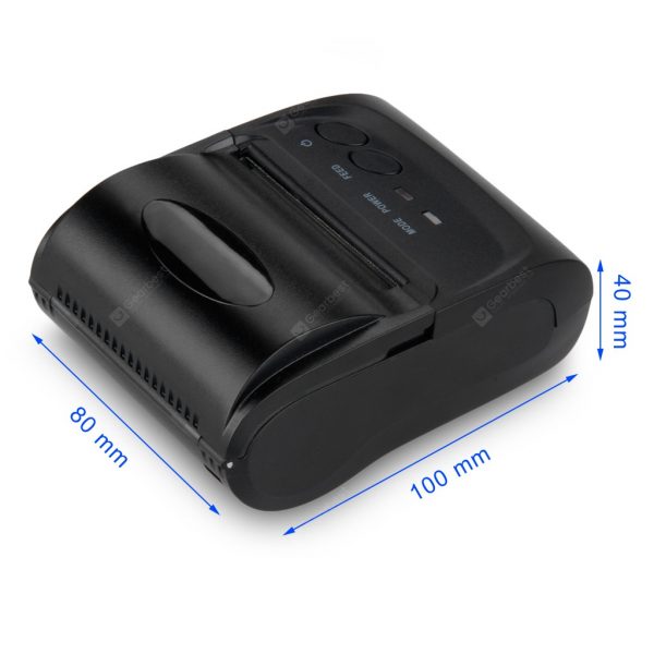 Portable Bluetooth Wireless 58mm Thermal Dot Receipt Printer