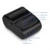 Portable Bluetooth Wireless 58mm Thermal Dot Receipt Printer