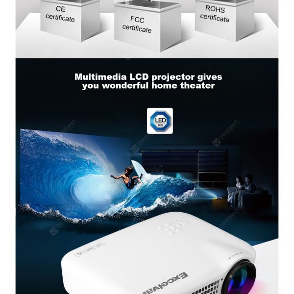 Excelvan HD LED 1280 x 800 Projector