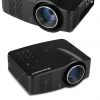 Excelvan Portable LED wifi Android Projector 640*480 AV/HDMI out/USB/SD home theater black AU