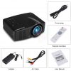 Excelvan Portable LED wifi Android Projector 640*480 AV/HDMI out/USB/SD home theater black AU