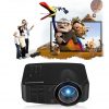 Excelvan Portable LED wifi Android Projector 640*480 AV/HDMI out/USB/SD home theater black AU