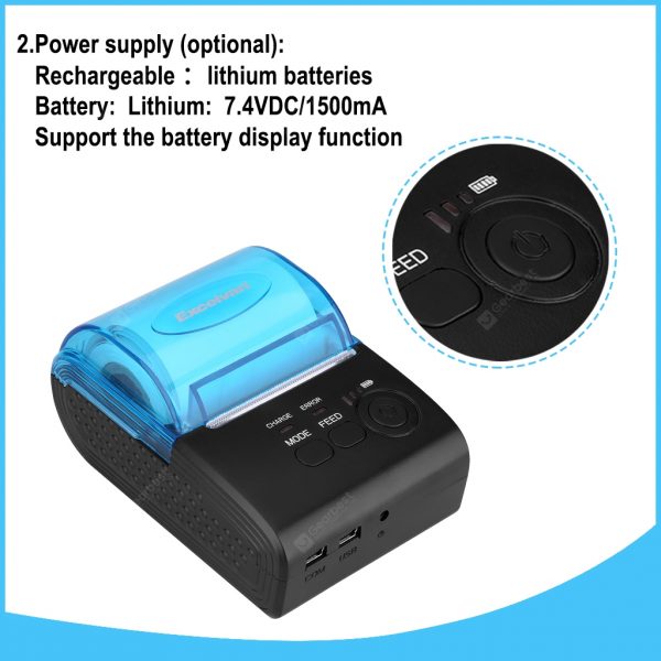 Excelvan ZJ - 5805LD Thermal Dot Receipt Printer